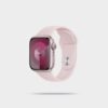 Apple Watch Series 9 GPS + Cellular 45mm Steel Case with Clay Sport Band - Image 5