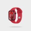 Apple Watch Series 9 GPS + Cellular 45mm Steel Case with Clay Sport Band - Image 4
