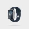 Apple Watch Series 9 GPS + Cellular 45mm Steel Case with Clay Sport Band - Image 3