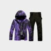 WOWULOVELY Men's Winter Snowsuit Waterproof Windproof Mountain Jacket and Pant Sets - Image 3