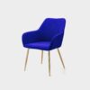 Angela Luxury Modern Restaurant Dining Chair Nordic Upholstered Fabric Velvet - Image 5